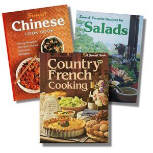 💙VINTAGE Sunset Cookbooks (Set of 3)